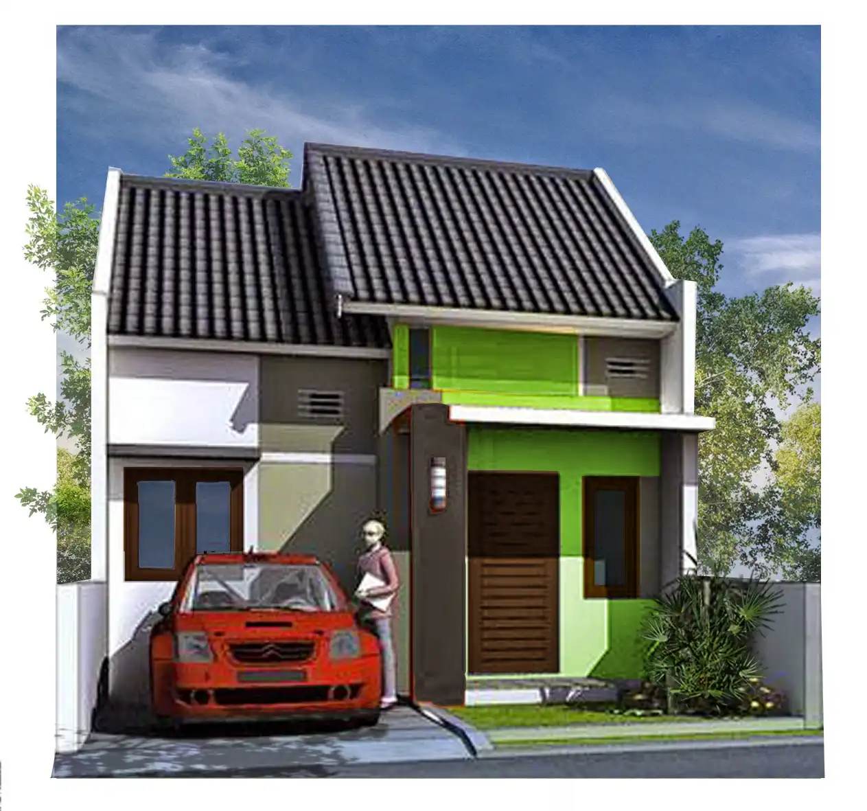  Rumah  Minimalis  1 Lantai CV ALPARSA