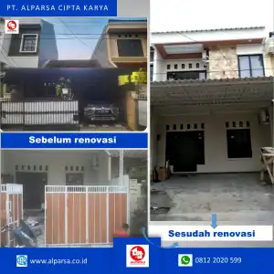 ebelum dan sesudah renovasi