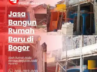 jasa bangun rumah baru di bogor