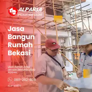 Jasa Bangun Rumah Bekasi, Termurah dan Terpercaya Mulai 4jt/M2