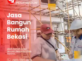 Jasa Bangun Rumah Bekasi, Termurah dan Terpercaya Mulai 4jt/M2