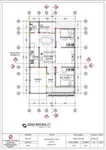 Gambar kerja rumah modern minimalis